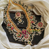 Precious Kundan Jadau Guttapusalu Haram -J318